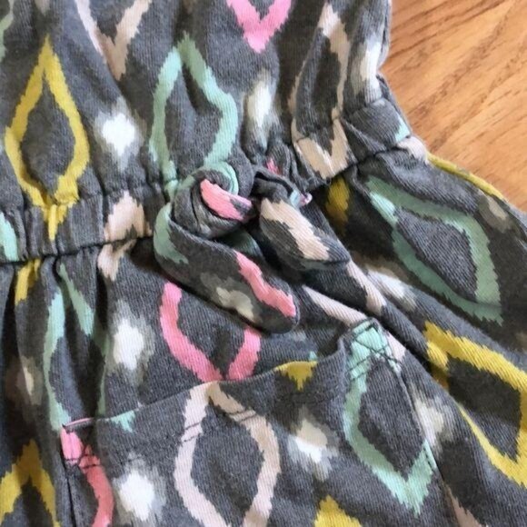 Carters Girls Multicolor Diamond Pattern Dress Size 4T - Picture 4 of 7